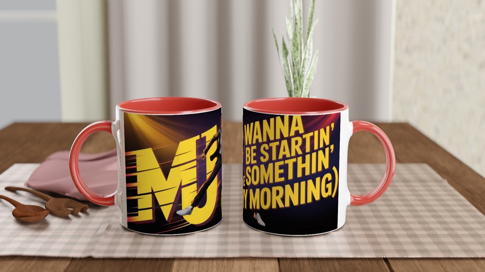 MJ Morning Coffee Dance Mug — view 7