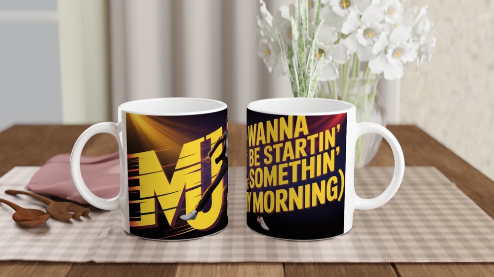 MJ Morning Coffee Dance Mug
