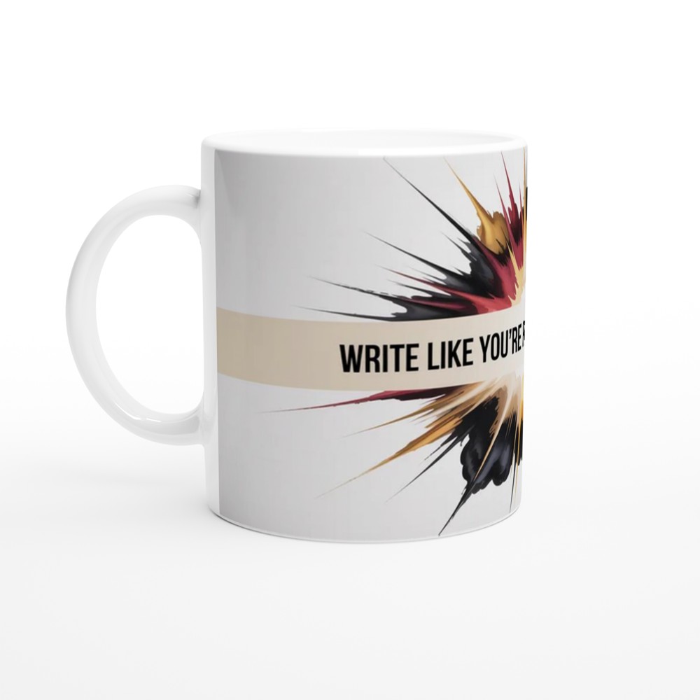 Hamilton Quote Mug | Write Like You're Running Out of Time | Musical Theatre Gift | Alexander Hamilton Present — view 10