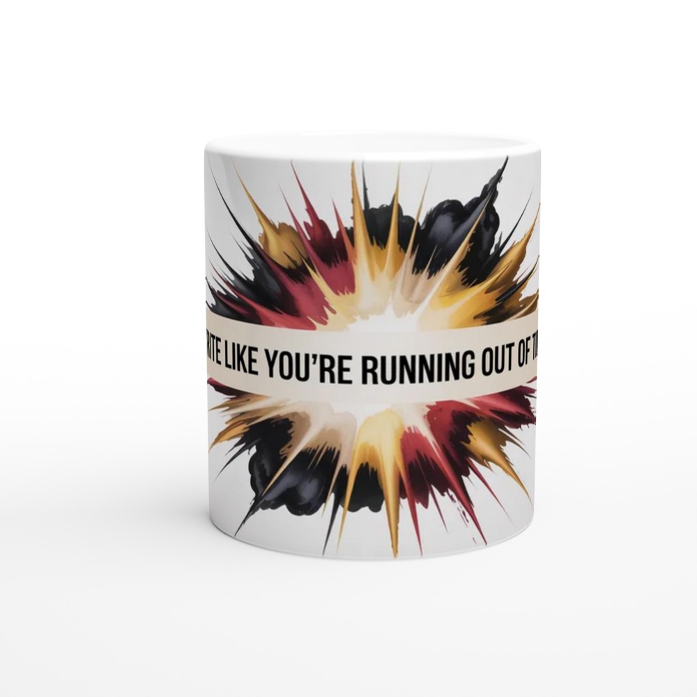 Hamilton Quote Mug | Write Like You're Running Out of Time | Musical Theatre Gift | Alexander Hamilton Present — view 11