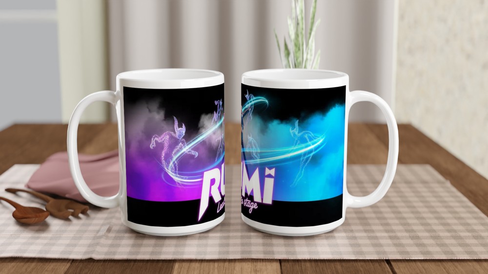 Rumi Lead The Stage Neon Dance Mug — view 2