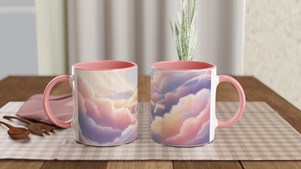Always Been You Mug | Romantic Anniversary Gift | Valentine's Day Present | Soft Gradient Wrap Around Mug for Husband Wife — view 6