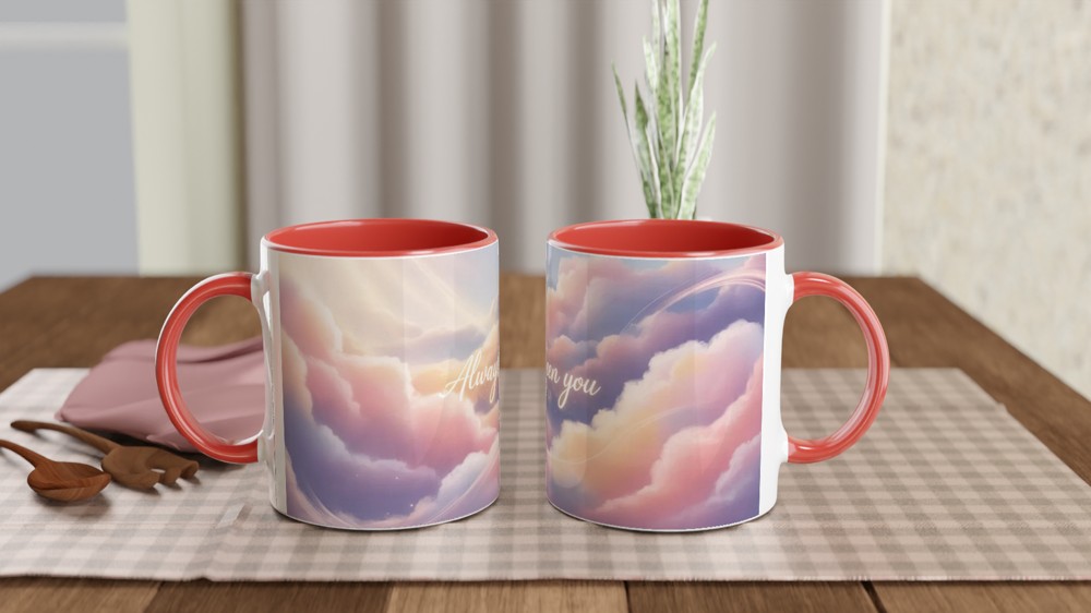 Always Been You Mug | Romantic Anniversary Gift | Valentine's Day Present | Soft Gradient Wrap Around Mug for Husband Wife — view 7