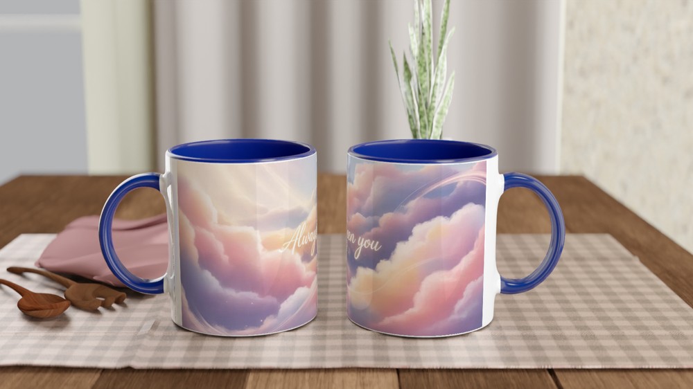Always Been You Mug | Romantic Anniversary Gift | Valentine's Day Present | Soft Gradient Wrap Around Mug for Husband Wife — view 4