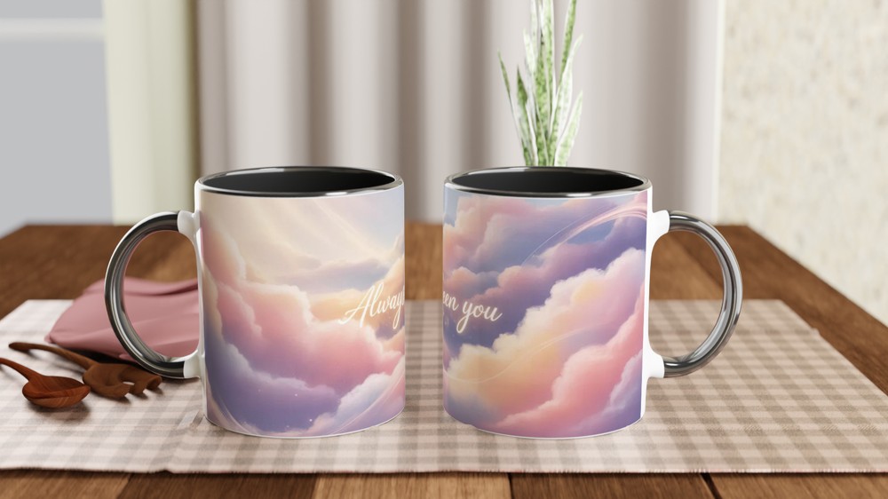 Always Been You Mug | Romantic Anniversary Gift | Valentine's Day Present | Soft Gradient Wrap Around Mug for Husband Wife — view 9