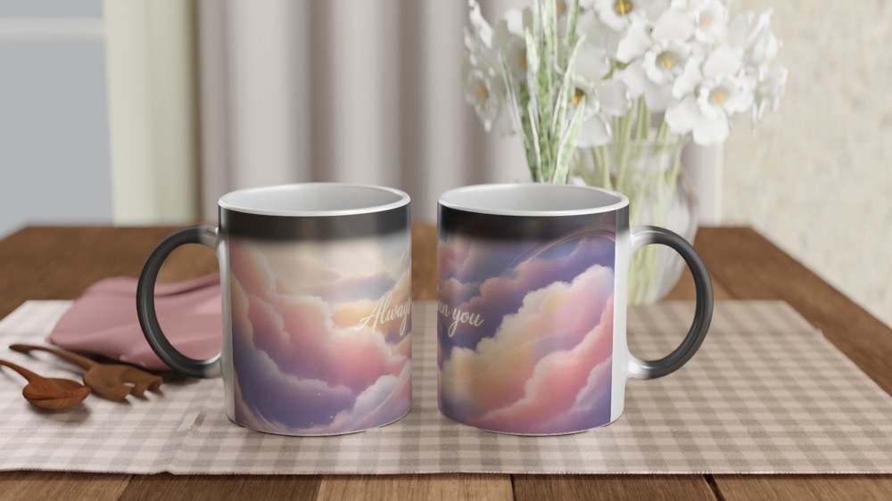 Always Been You Mug | Romantic Anniversary Gift | Valentine's Day Present | Soft Gradient Wrap Around Mug for Husband Wife — view 3