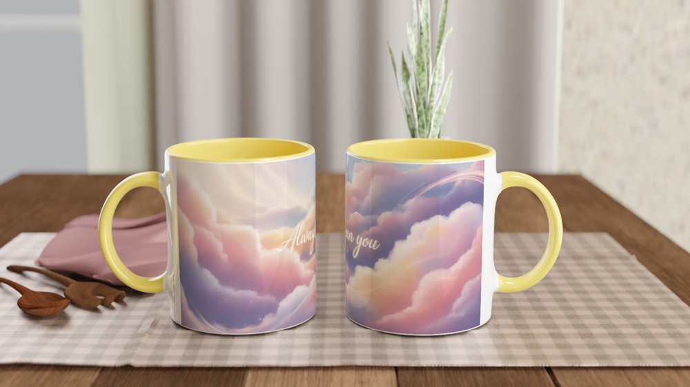 Always Been You Mug | Romantic Anniversary Gift | Valentine's Day Present | Soft Gradient Wrap Around Mug for Husband Wife — view 8