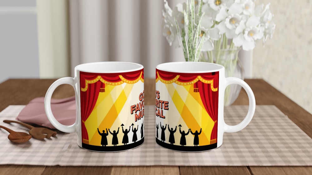 God's Favourite Musical Theatre Stage Mug
