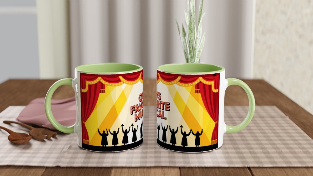 God's Favourite Musical Theatre Stage Mug — view 5