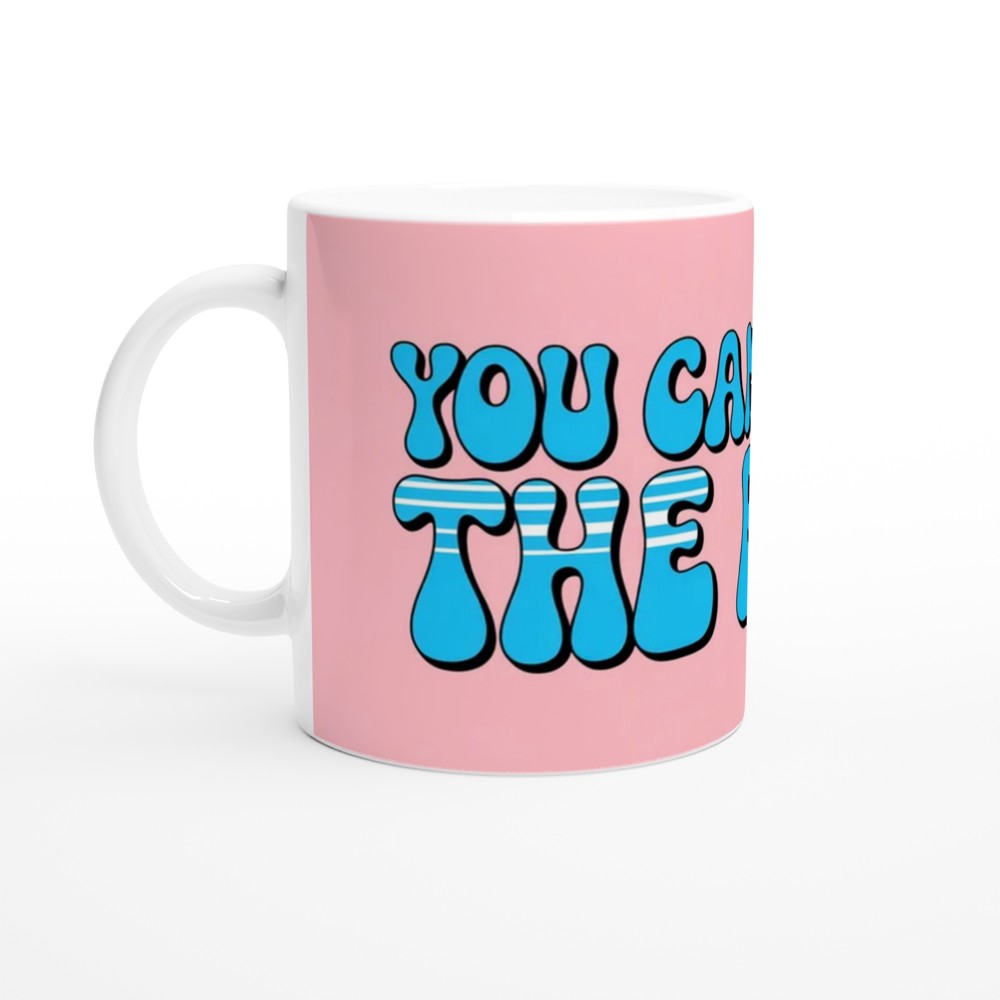 You Can't Stop The Beat Retro Typography Mug — view 10