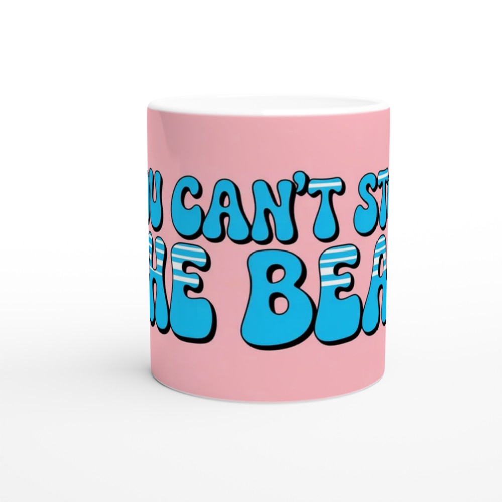 You Can't Stop The Beat Retro Typography Mug — view 11
