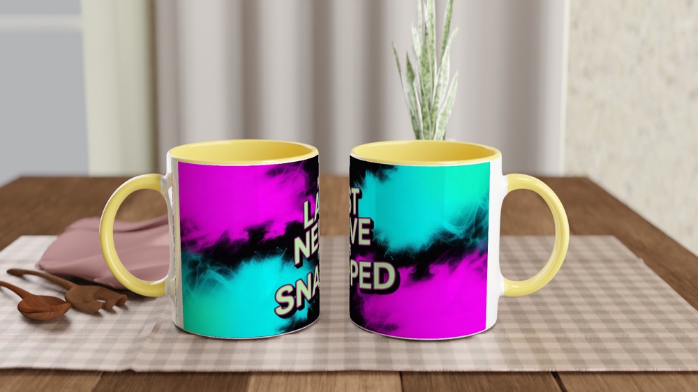 My Last Nerve Has Snapped - Funny Sarcastic Mug — view 8
