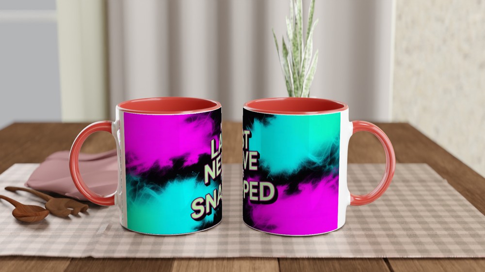 My Last Nerve Has Snapped - Funny Sarcastic Mug — view 7