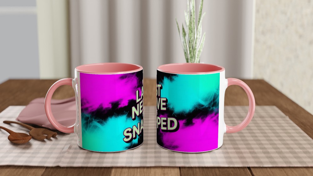 My Last Nerve Has Snapped - Funny Sarcastic Mug — view 6