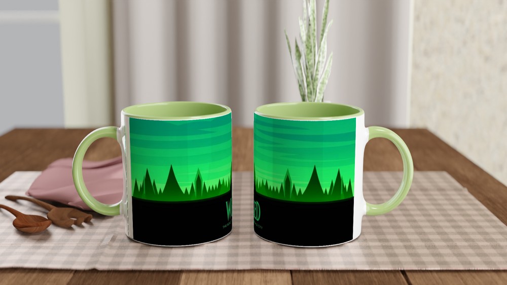 Wicked Mug | Emerald City Art Deco Quote | Musical Theatre Gift | West End Theatre Lover Present — view 5