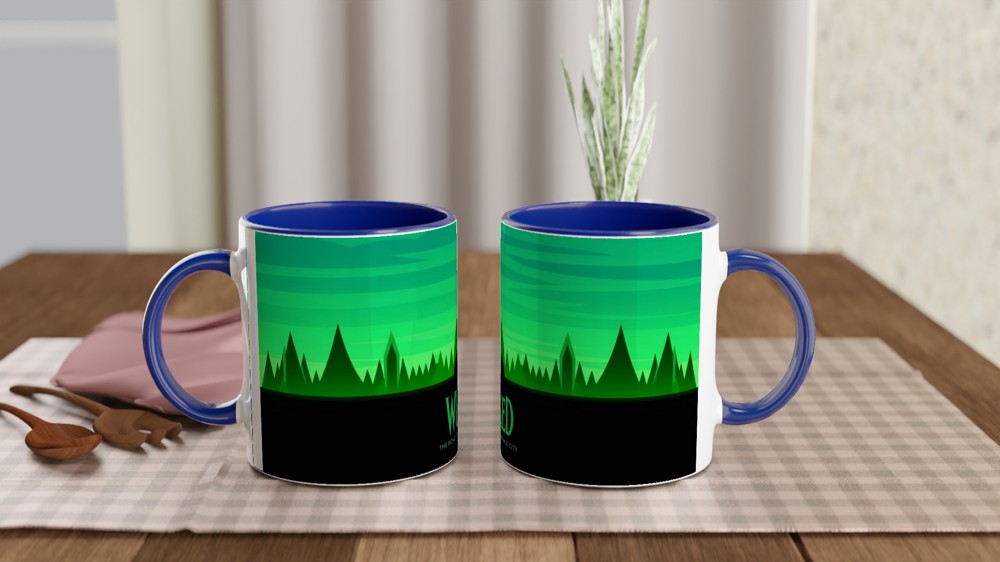 Wicked Mug | Emerald City Art Deco Quote | Musical Theatre Gift | West End Theatre Lover Present — view 4