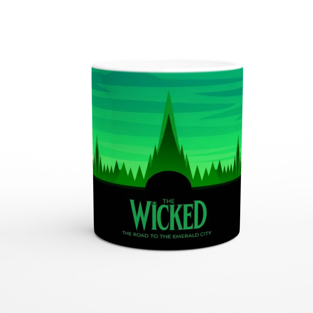 Wicked Mug | Emerald City Art Deco Quote | Musical Theatre Gift | West End Theatre Lover Present — view 11
