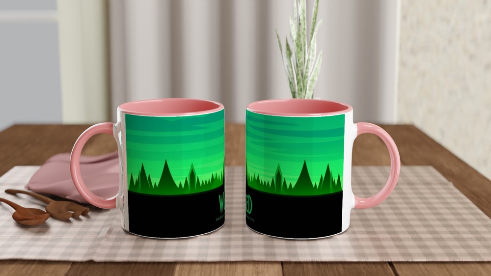 Wicked Mug | Emerald City Art Deco Quote | Musical Theatre Gift | West End Theatre Lover Present — view 6