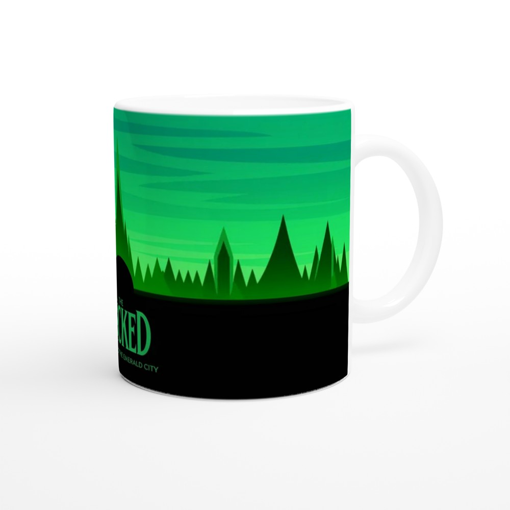 Wicked Mug | Emerald City Art Deco Quote | Musical Theatre Gift | West End Theatre Lover Present — view 12