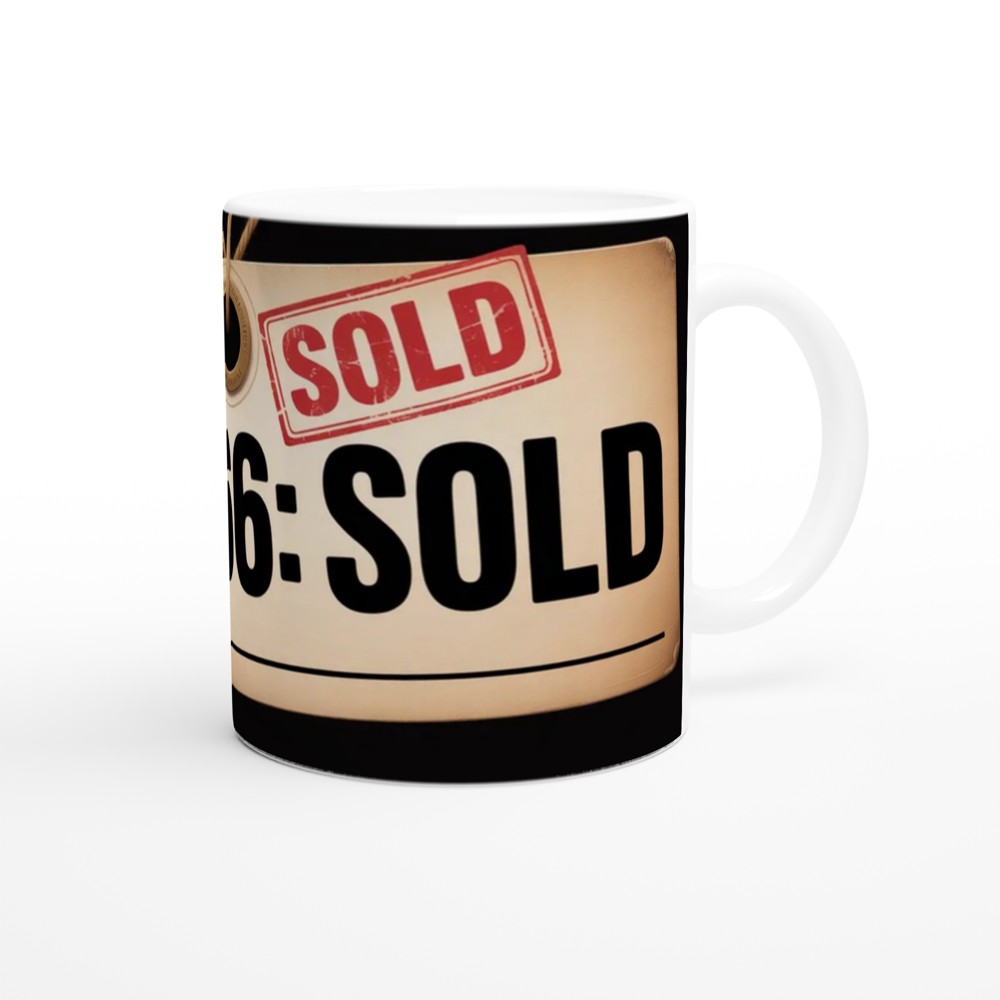 Lot 666 Sold - Funny Auction Tag Monkey Mug — view 12