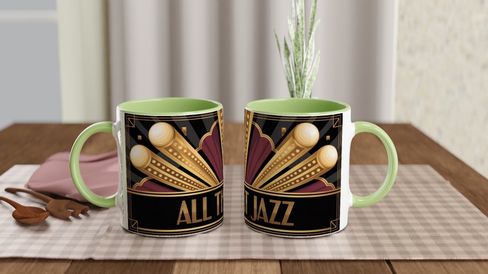 All That Jazz Musical Theatre Mug | Art Deco Chicago Gift | Theatre Lover Birthday Present — view 5