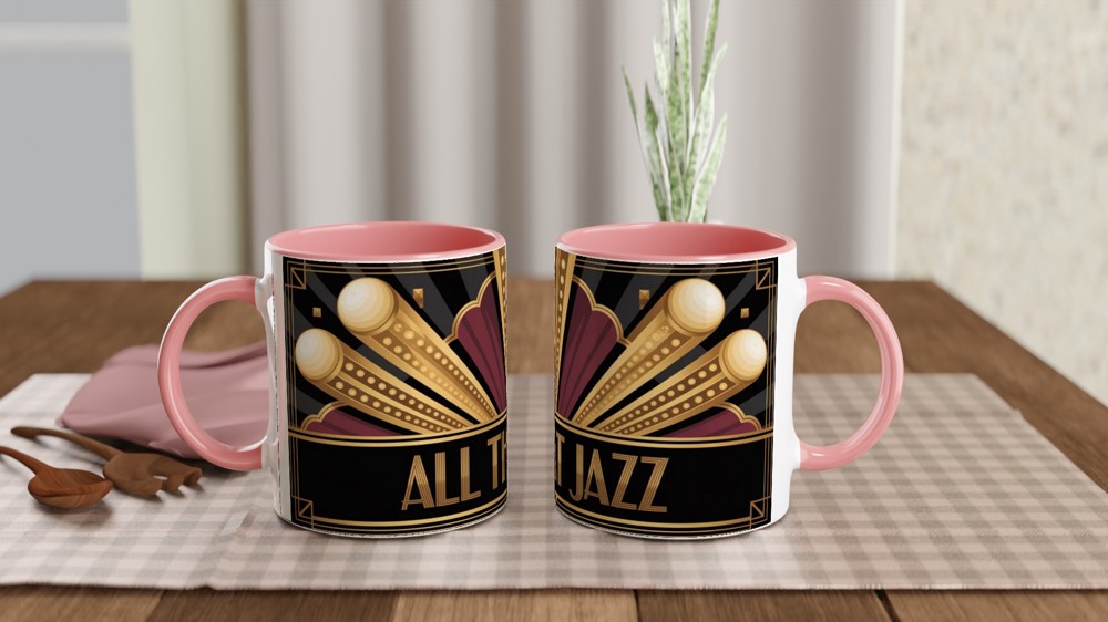 All That Jazz Musical Theatre Mug | Art Deco Chicago Gift | Theatre Lover Birthday Present — view 6