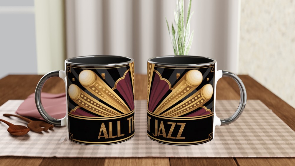 All That Jazz Musical Theatre Mug | Art Deco Chicago Gift | Theatre Lover Birthday Present — view 9