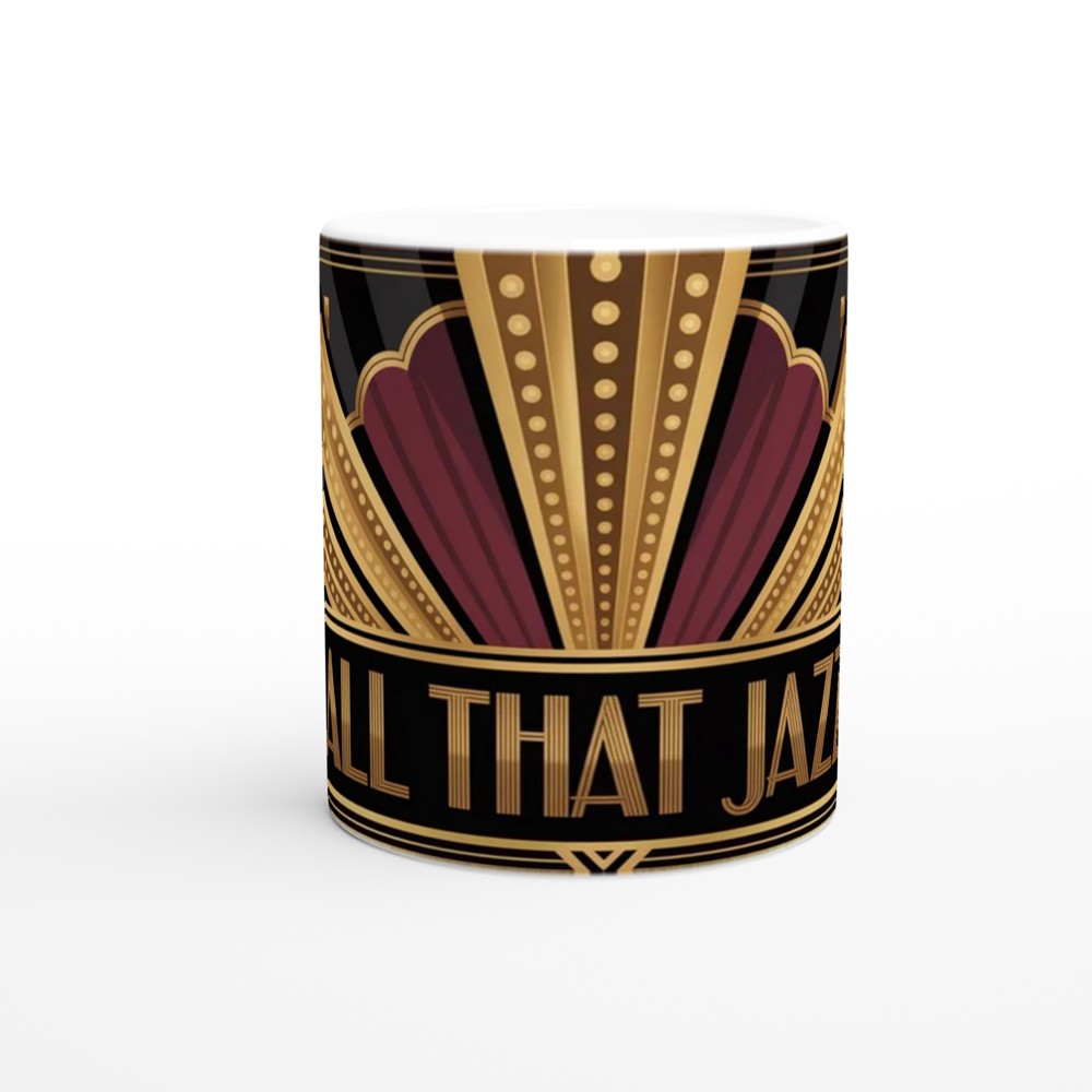 All That Jazz Musical Theatre Mug | Art Deco Chicago Gift | Theatre Lover Birthday Present — view 11