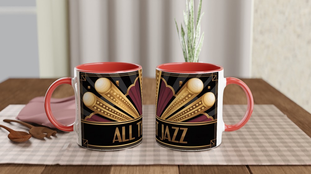 All That Jazz Musical Theatre Mug | Art Deco Chicago Gift | Theatre Lover Birthday Present — view 7