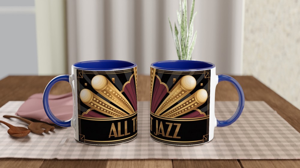 All That Jazz Musical Theatre Mug | Art Deco Chicago Gift | Theatre Lover Birthday Present — view 4