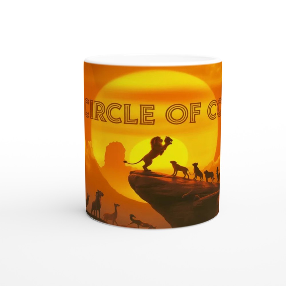 The Circle of Coffee - Lion King Parody Mug — view 11