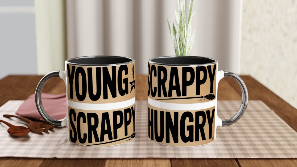 Hamilton Mug | Young Scrappy Hungry Quote | Musical Theatre Gift | Birthday Present for Theatre Lover — view 9