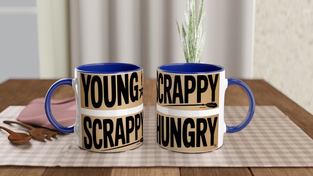 Hamilton Mug | Young Scrappy Hungry Quote | Musical Theatre Gift | Birthday Present for Theatre Lover — view 4