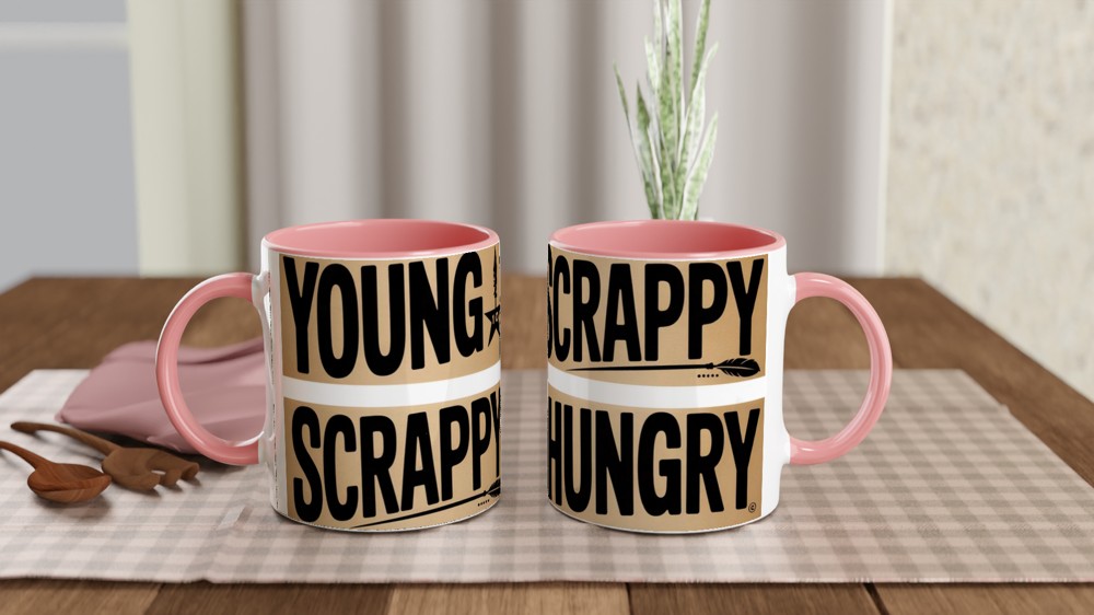 Hamilton Mug | Young Scrappy Hungry Quote | Musical Theatre Gift | Birthday Present for Theatre Lover — view 6