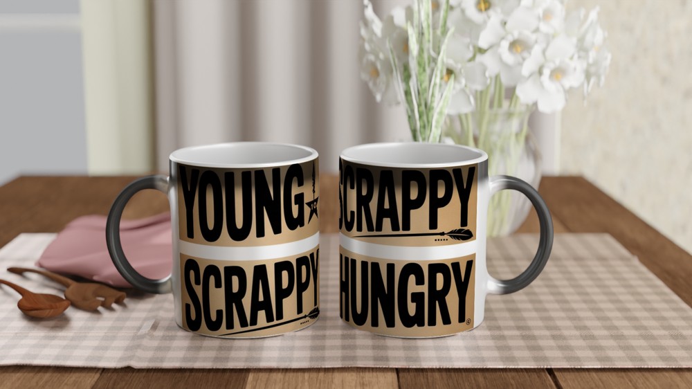 Hamilton Mug | Young Scrappy Hungry Quote | Musical Theatre Gift | Birthday Present for Theatre Lover — view 3