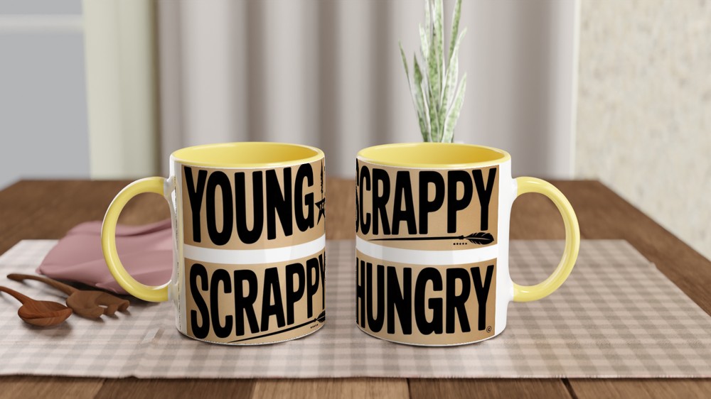 Hamilton Mug | Young Scrappy Hungry Quote | Musical Theatre Gift | Birthday Present for Theatre Lover — view 8