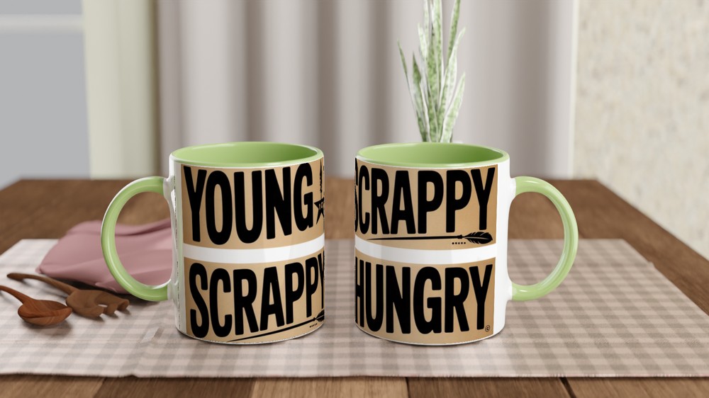 Hamilton Mug | Young Scrappy Hungry Quote | Musical Theatre Gift | Birthday Present for Theatre Lover — view 5