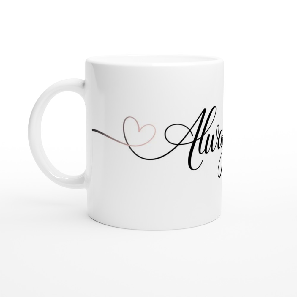 Always You Mug | Romantic Anniversary Gift | Minimalist Valentine's Present for Husband or Wife | Elegant Couple Coffee Cup — view 10