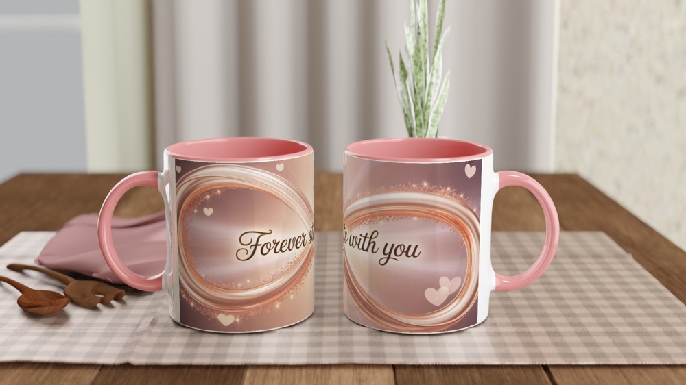 Forever Starts With You Infinity Symbol Romantic Mug — view 6
