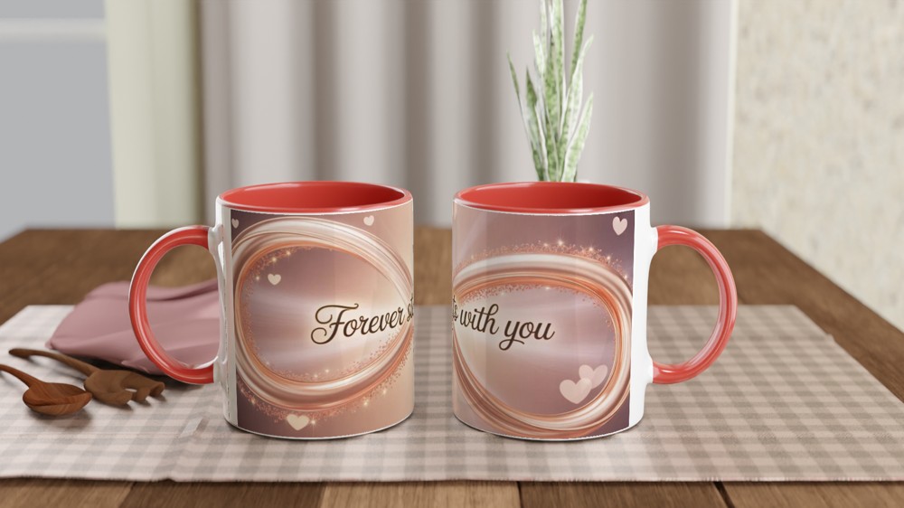 Forever Starts With You Infinity Symbol Romantic Mug — view 7