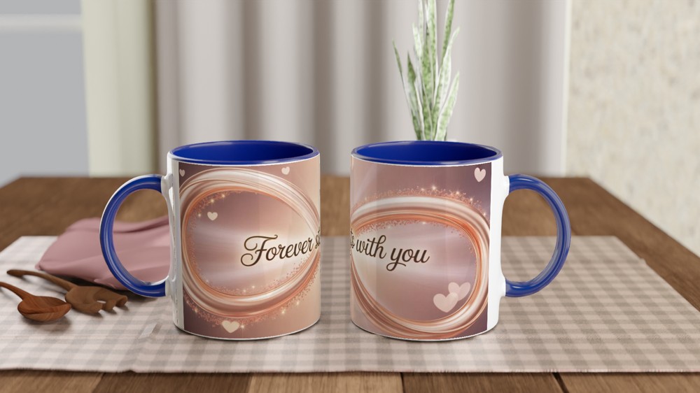 Forever Starts With You Infinity Symbol Romantic Mug — view 4