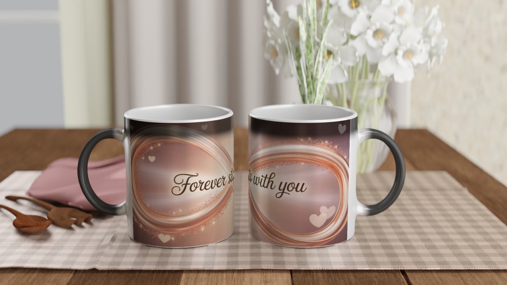 Forever Starts With You Infinity Symbol Romantic Mug — view 3