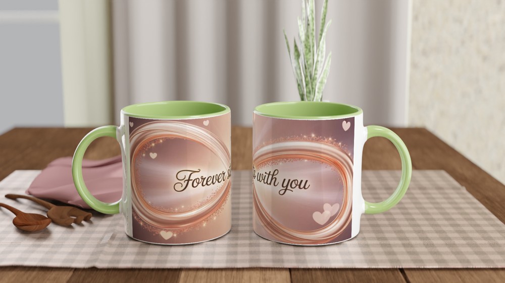 Forever Starts With You Infinity Symbol Romantic Mug — view 5