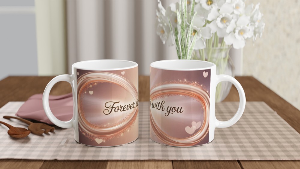 Forever Starts With You Infinity Symbol Romantic Mug