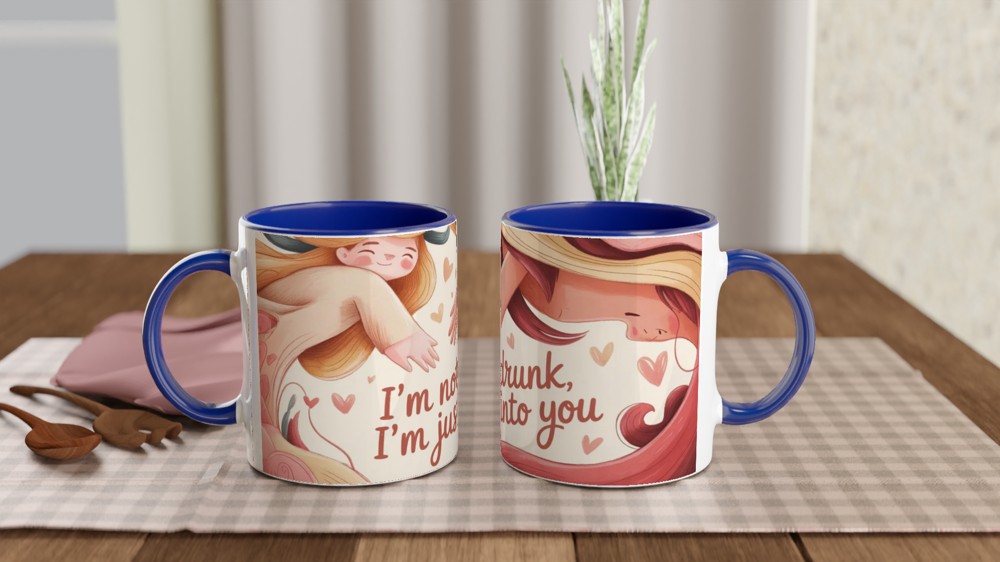 I'm Not Drunk I'm Just Into You - Funny Romantic Mug — view 4