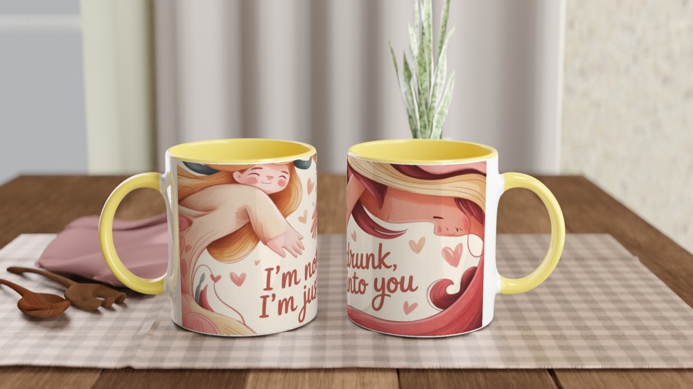 I'm Not Drunk I'm Just Into You - Funny Romantic Mug — view 8