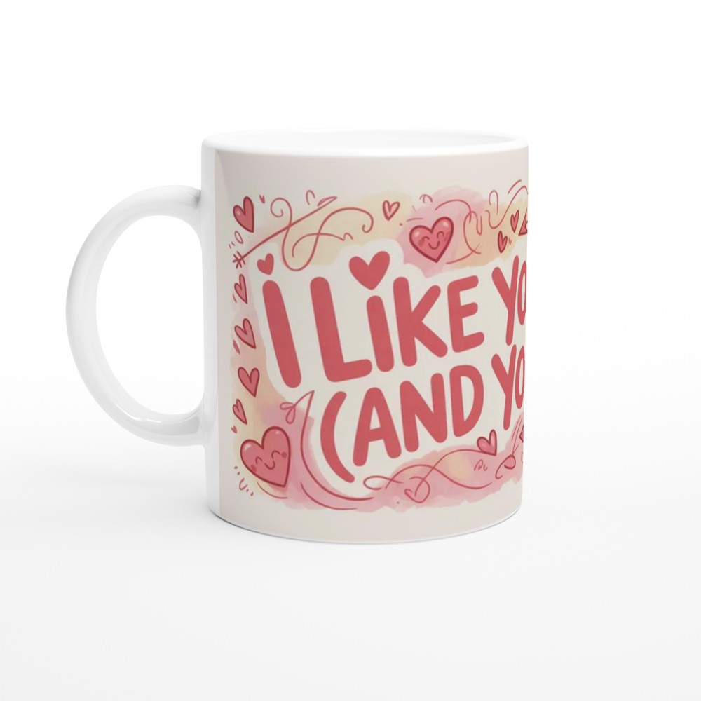 Funny Valentine Mug | I Like Your Face And Your Butt | Anniversary Gift for Boyfriend or Girlfriend | Cheeky Romantic Present — view 10