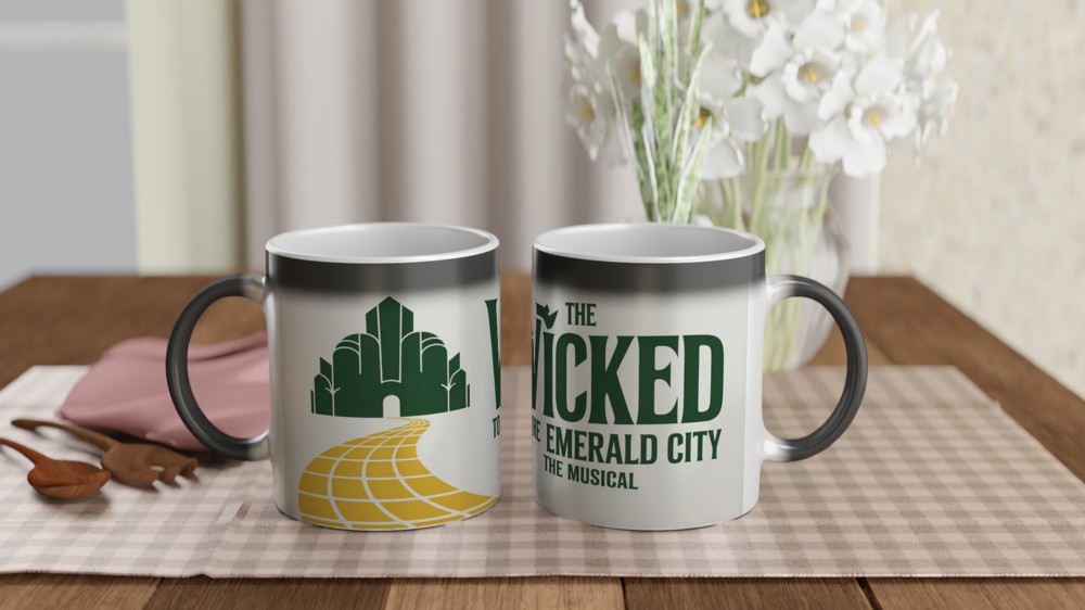 Wicked Musical Emerald City Yellow Brick Road Mug — view 3