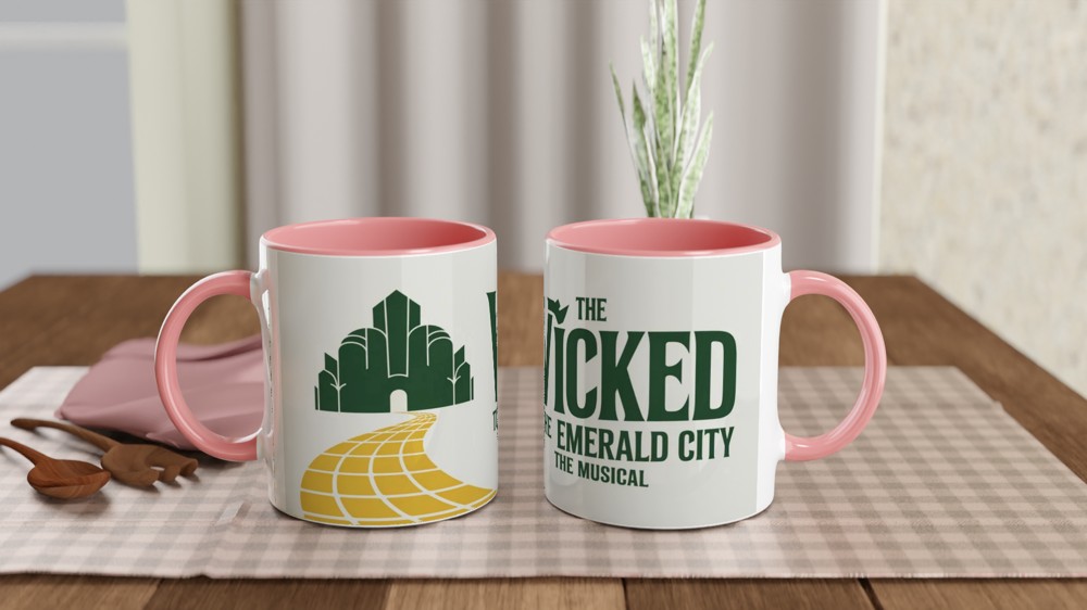 Wicked Musical Emerald City Yellow Brick Road Mug — view 6
