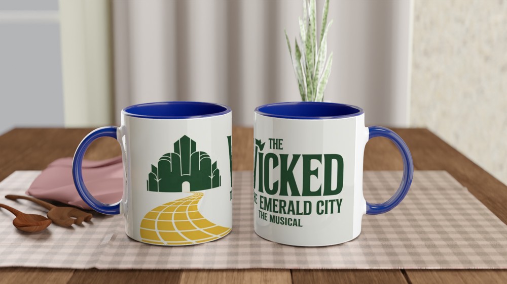 Wicked Musical Emerald City Yellow Brick Road Mug — view 4